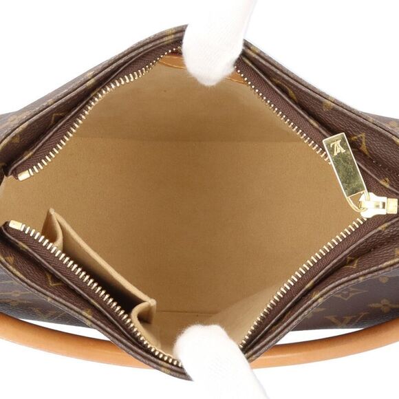 Louis Vuitton Looping MM Monogram Shoulder Bag Monogram Canvas M51146 Brown - Picture 6 of 9